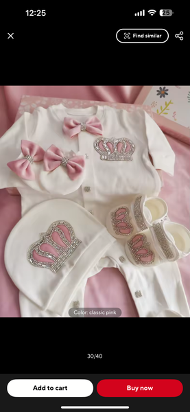 Bling Prince(ss) Layette Set