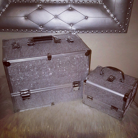 Bling Mesh Makeup/Jewelry Box