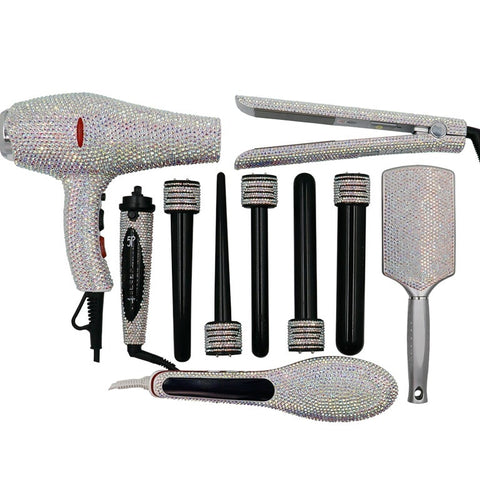 Bling Hair Styling Tool Set