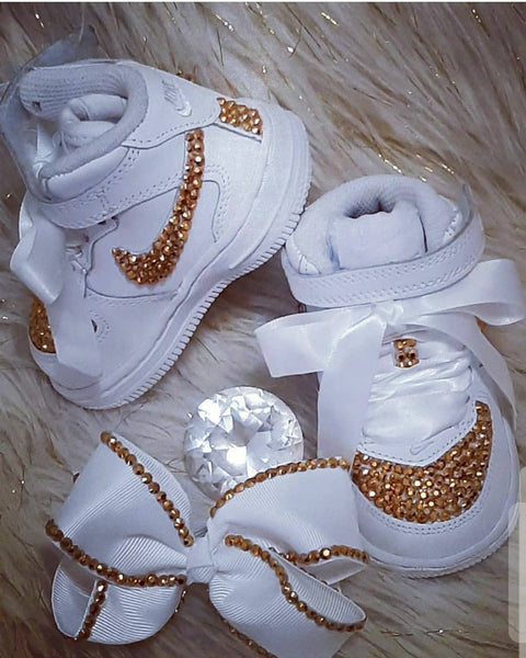 Bedazzled Nike Air Forces