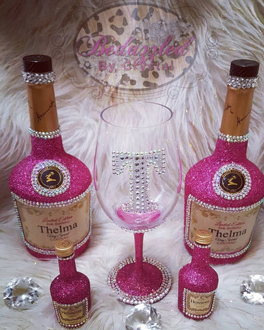 Glitter Liquor Bottle Set